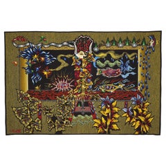 Jean Lurçat "Eaux Libres" Aubusson Wool Tapestry