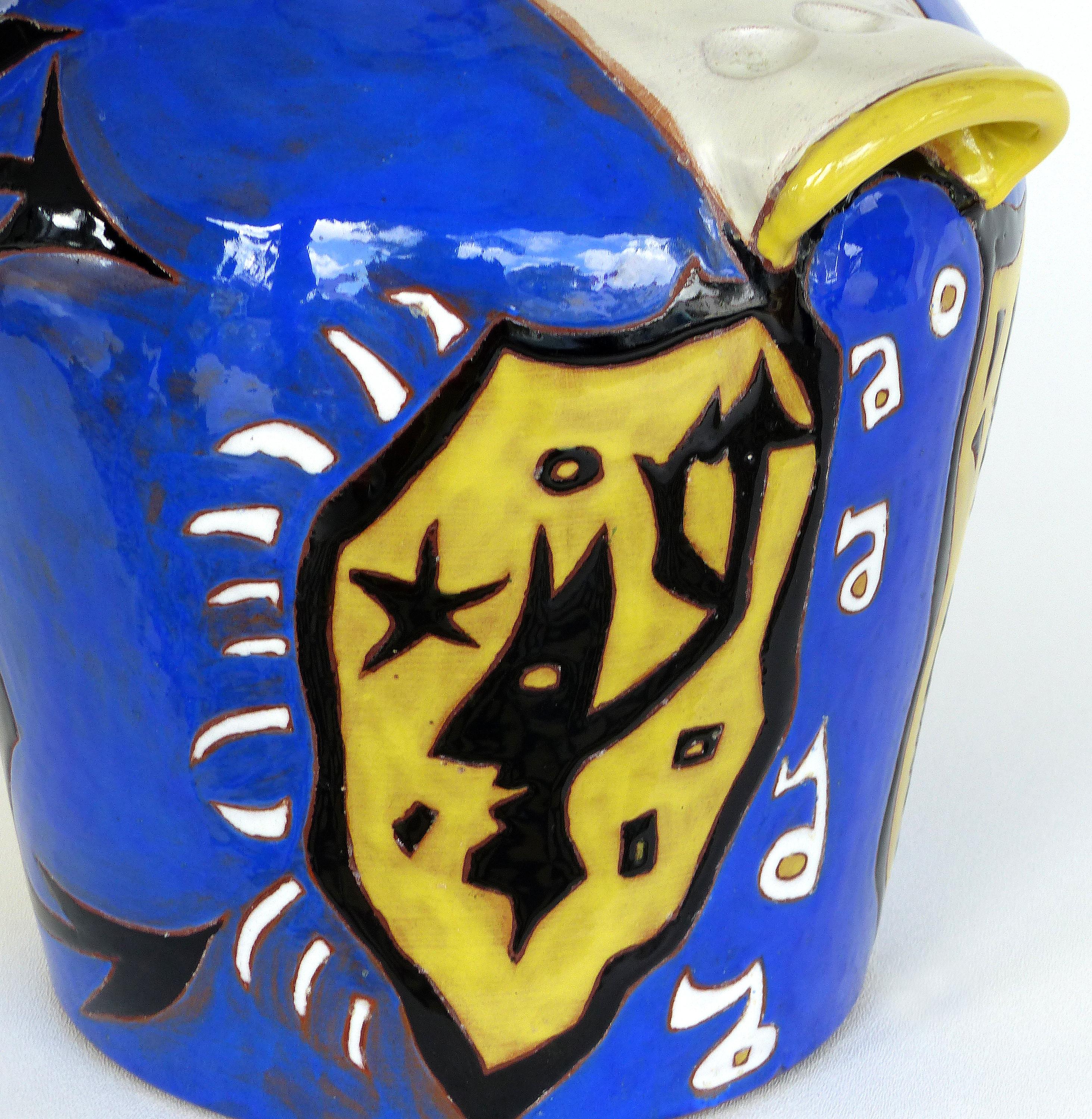 Jean Lurçat French Ceramic Midcentury Vase 22/50 For Sale 3