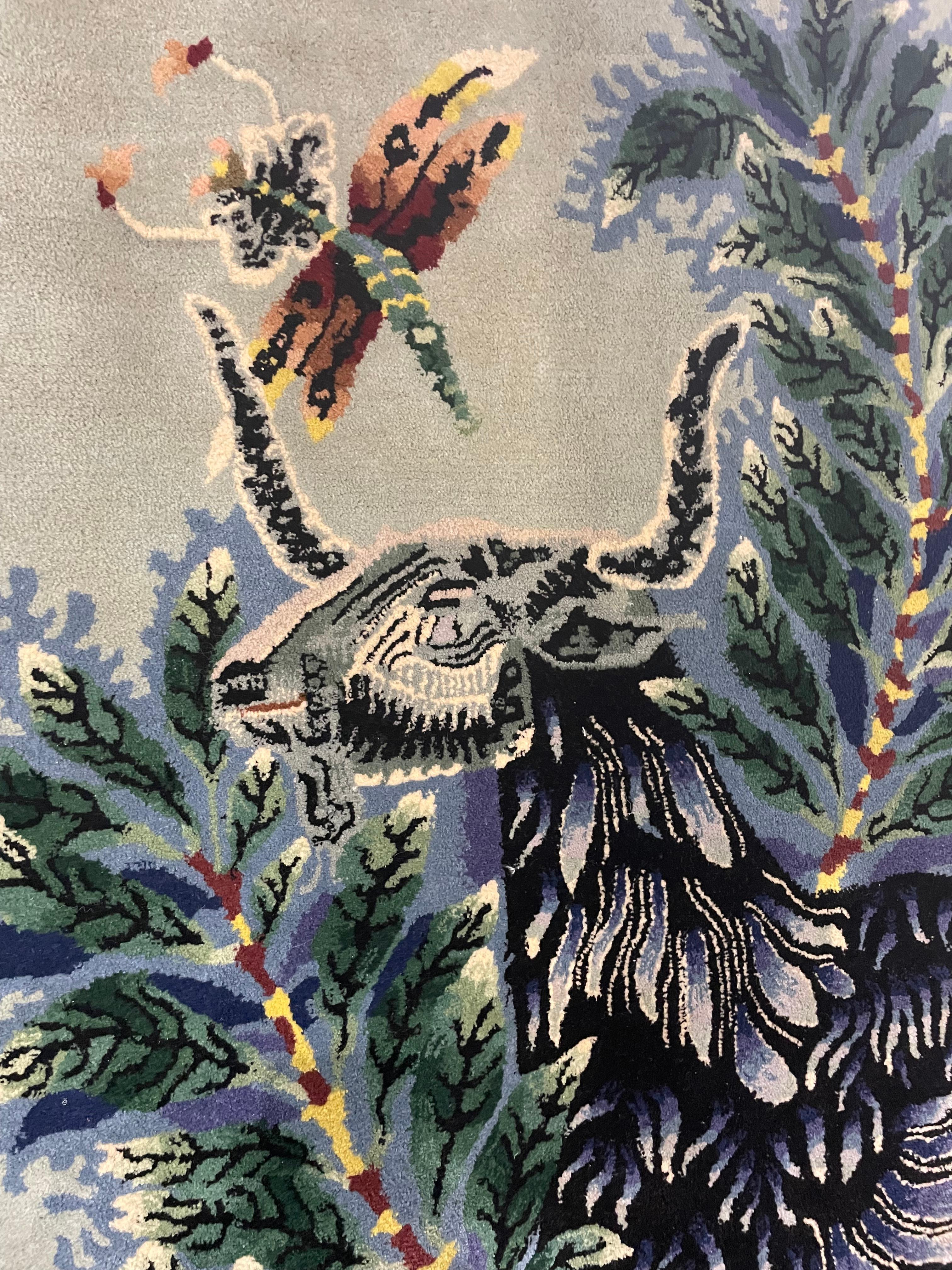 Jean Lurcat “Le Bouc Bleu” Aubusson Tapestry For Sale 3