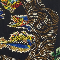 Jean Lurçat "Les Brochets" Tapestry by Corot Aubusson, 1960s France