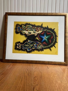 Jean Lurcat Pisces Zodiac Tapestry Lithograph