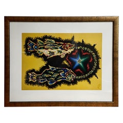 Jean Lurcat Pisces Zodiac Tapestry Lithograph