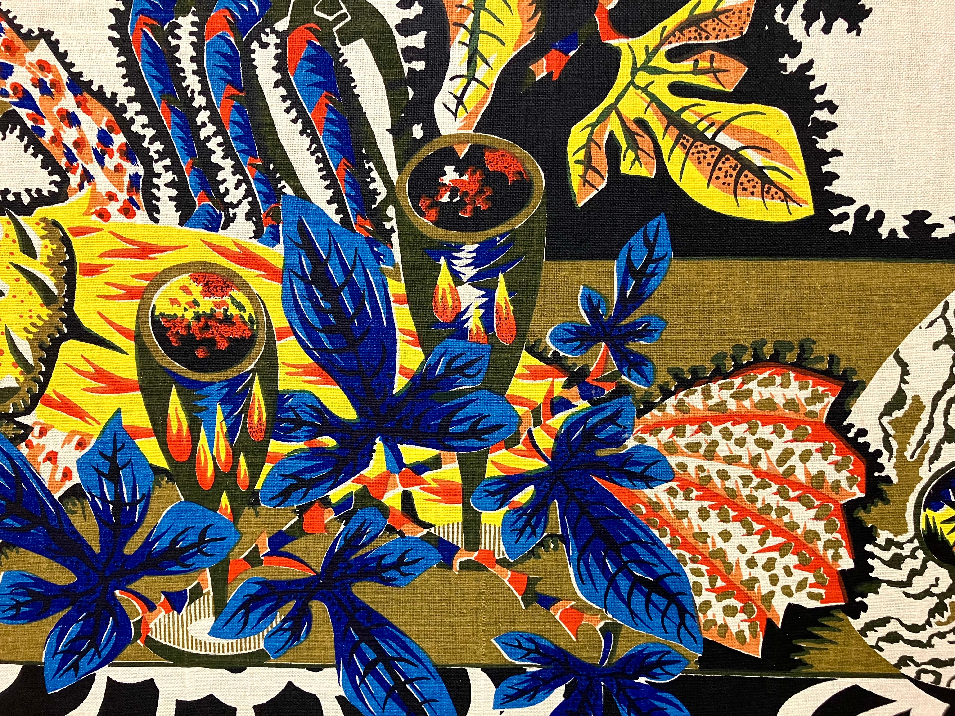 Jean Lurcat Printed Linen Tapestry 