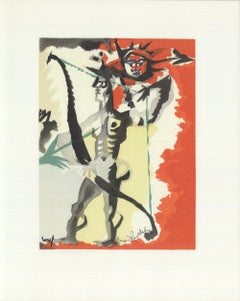 1965 Jean Lurcat 'Composition' France Lithograph