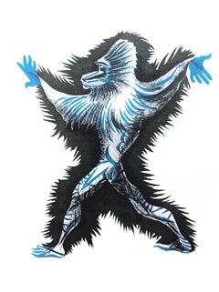 Jean Lurcat, Andalusian Monkey, from Animal Geography, 1975 (after)