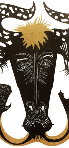 Jean Lurcat, Bull-Mermaid of Aden, from Animal Geography, 1975 (after)