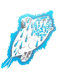 Jean Lurcat, Carp of the Moon, from Animal Geography, 1975 (after)