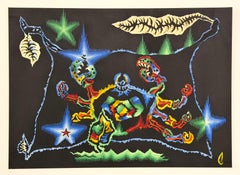 litografia - Segni dello zodiaco: Cancro