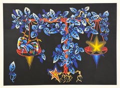 lithograph - Signs of the Zodiac: Libra