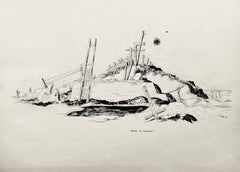 Lurçat, aprèsça on recommence, huit dessins à la plume (after)