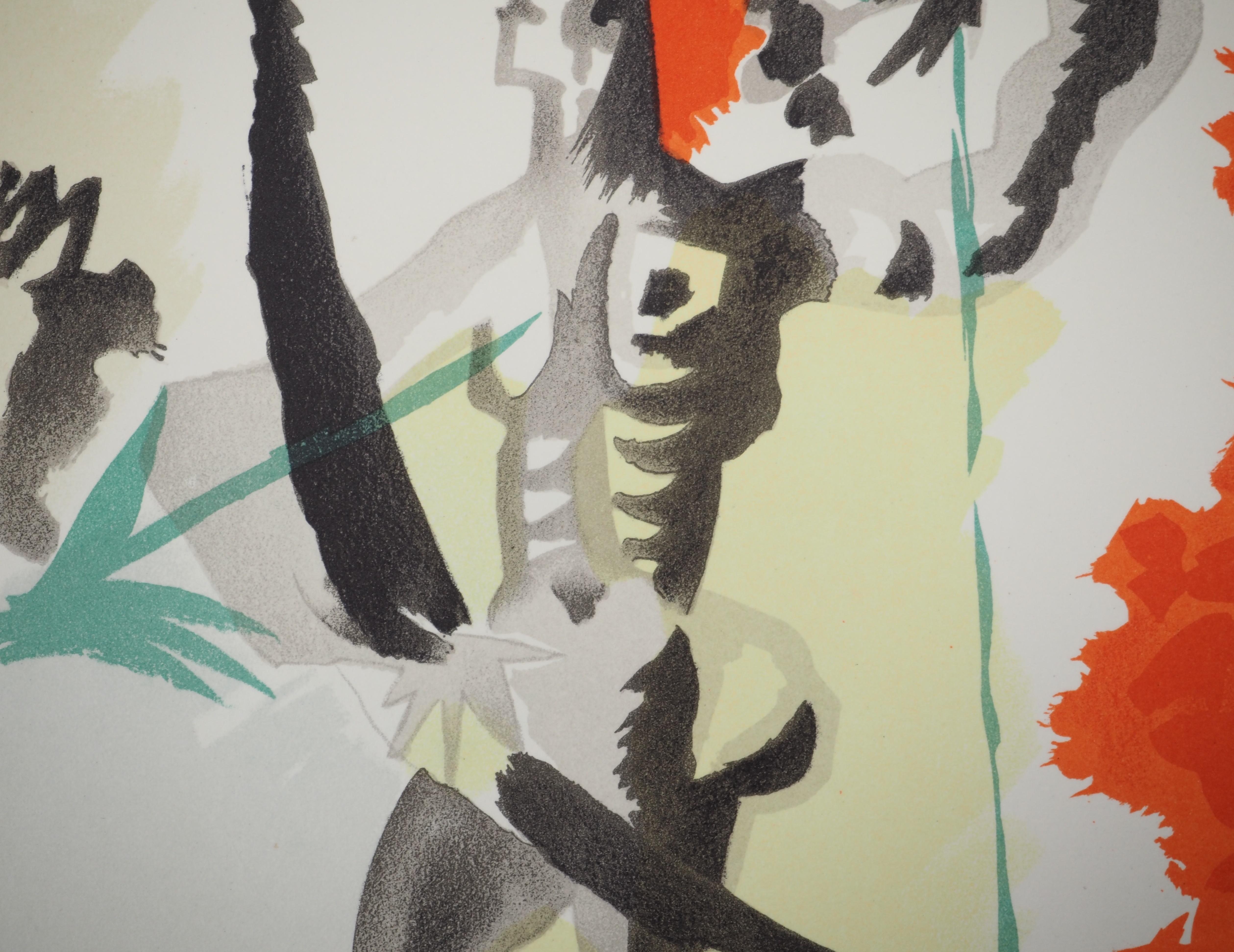 Sport : The Surrealist Archer - Original Lithograph (Mourlot) For Sale 2