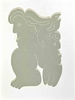 The Stony Woman - Lithograph By Jean Lurçat - Mid-20th Century