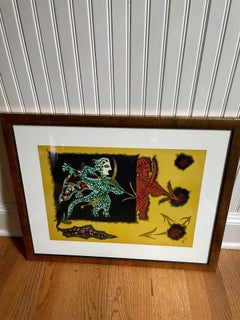 Jean Lurcat Sagittarius zodiac tapestry lithograph