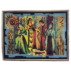 Jean Lurcat Tapestry, Circa 1950, Les Quatre Saisons