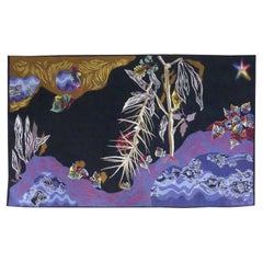 Jean Lurçat Tapestry "Eaux noires" Woven by the Goubely Workshop, Signed