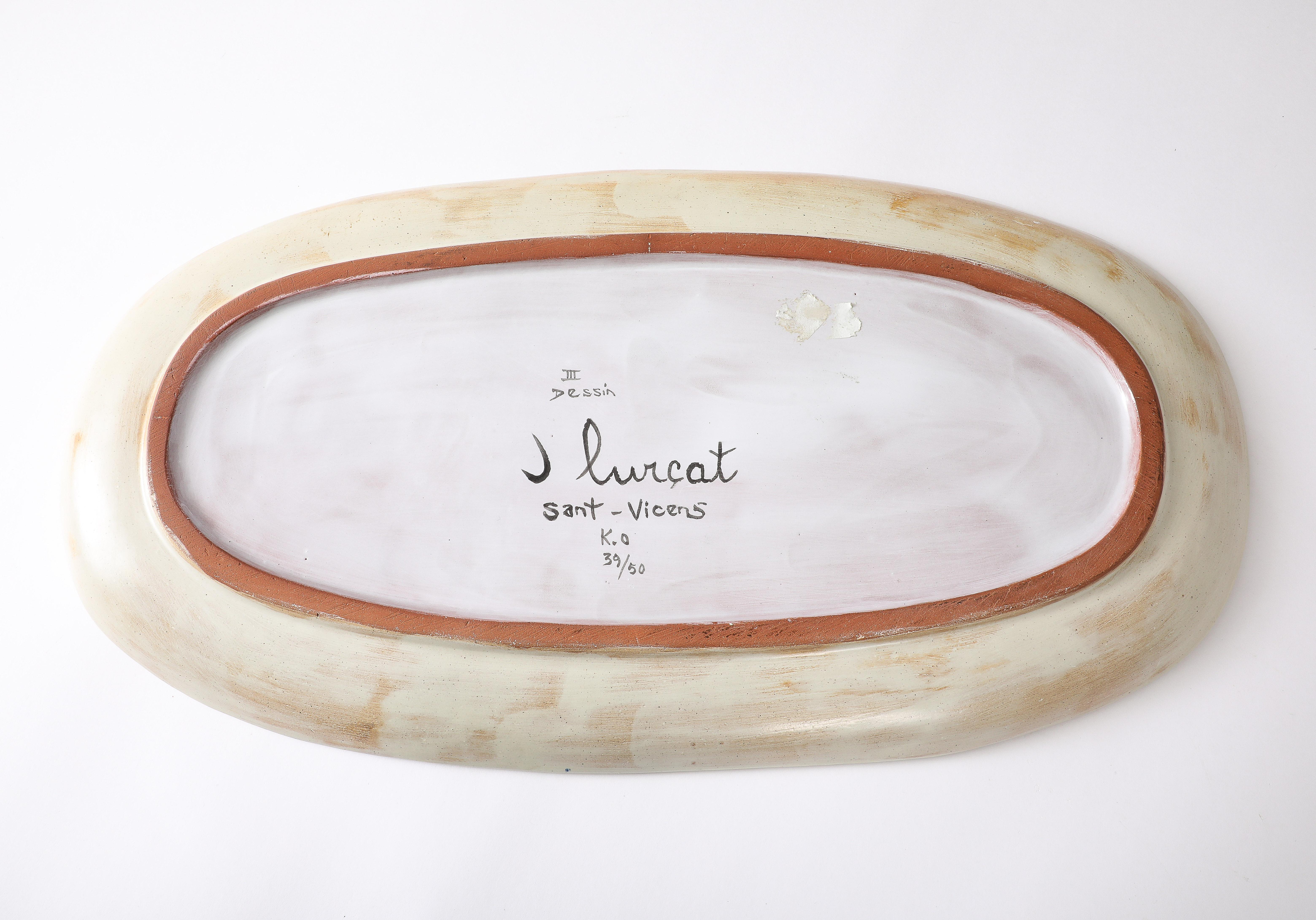Jean Lurçat Vessel, France 1950's For Sale 4