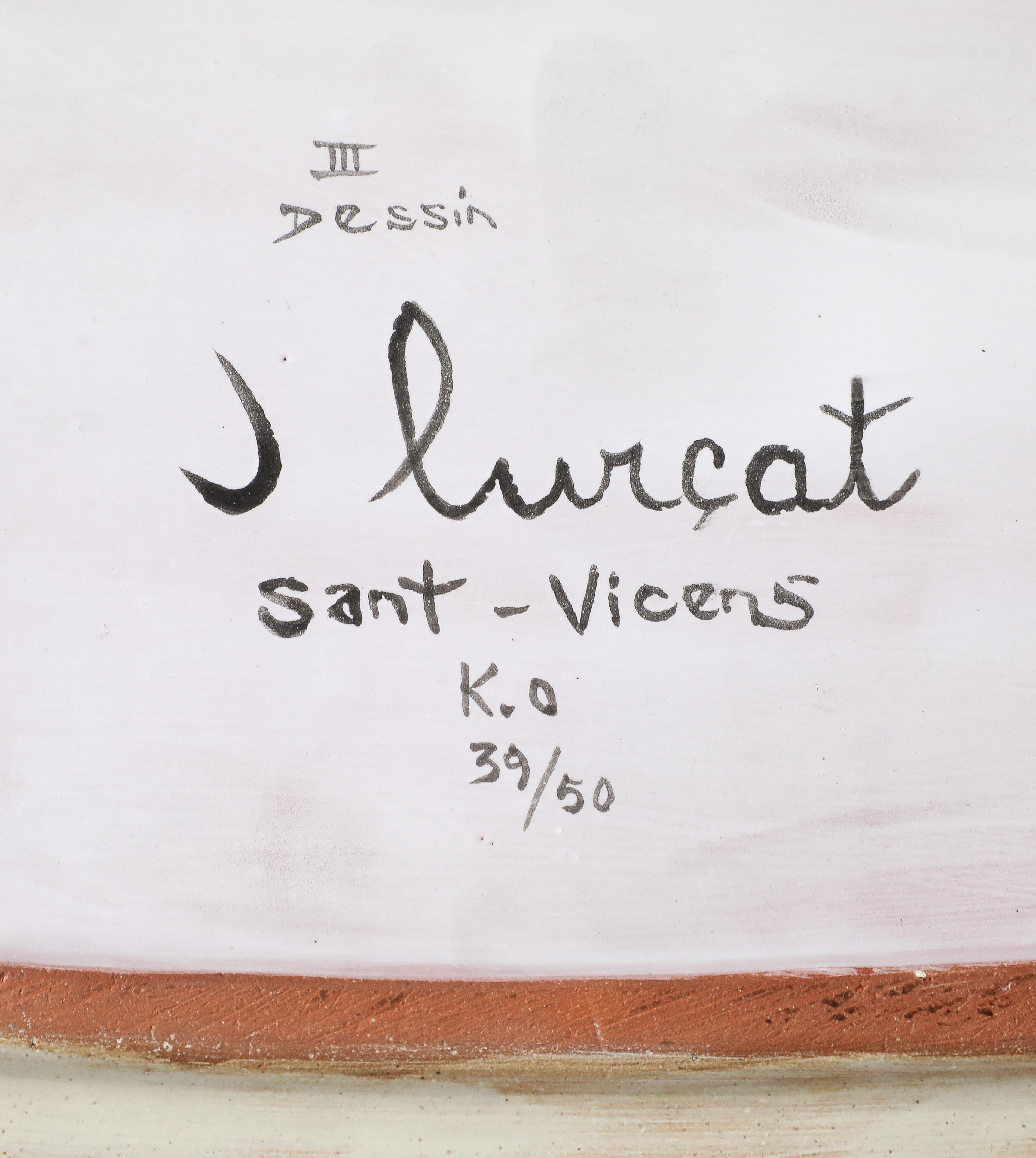 Jean Lurçat Vessel, France 1950's For Sale 5