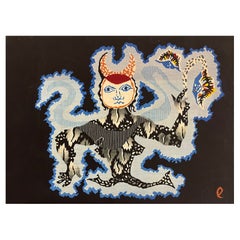 Jean Lurçat, Virgo from the Zodiac Series, Original Colour Screenprint, 1959