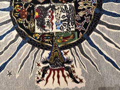 Jean Lurçat, "Zodiaque Blanc" - Original Hand-woven Tapestry