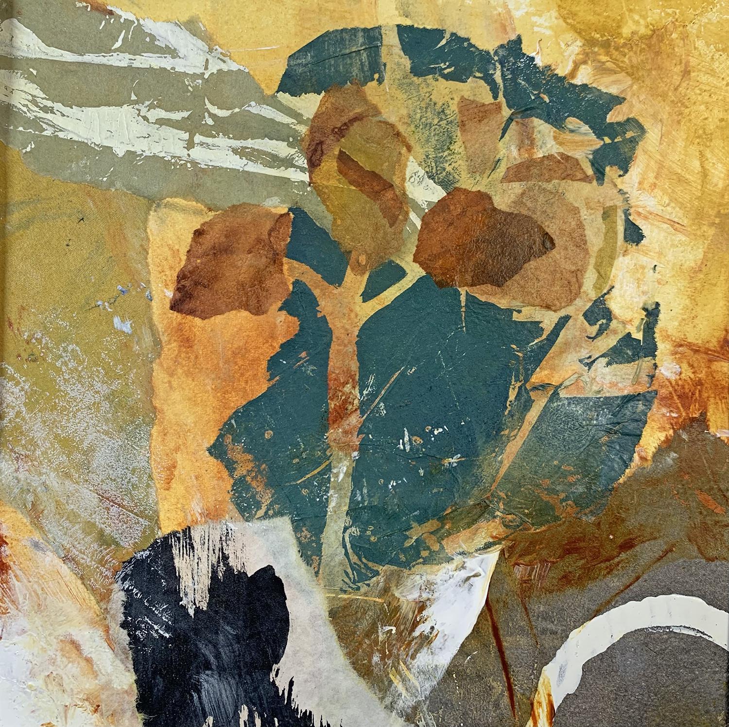 Paisaje Abstracto IV, Técnica Mixta sobre Papel - Mixed Media Art de Jean Lurssen