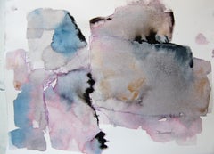 Abstract Patterns III, Mixed Media on Watercolor Paper