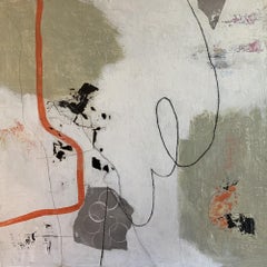 Dialogue, Mixed Media on Wood Panel