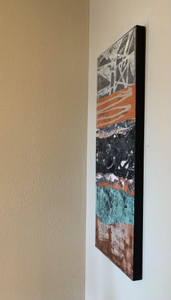 Harmony In Chaos II, Mixed Media on Wood Panel