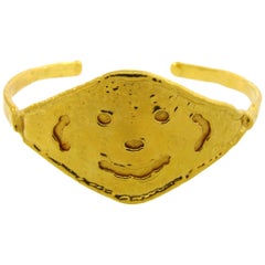 Jean Mahie 22 Karat Yellow Gold Bangle Bracelet