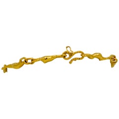 Jean Mahie 22 Karat Yellow Gold Bracelet