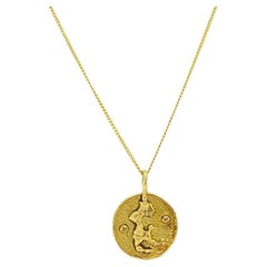 Jean Mahie 22k Gold Sculptural Abstract Pendant, 22k Chain (unbranded) Necklace Jean Mahie 22k Gold Sculptural Abstract Pendant, 22k Chain (unbranded) Necklace