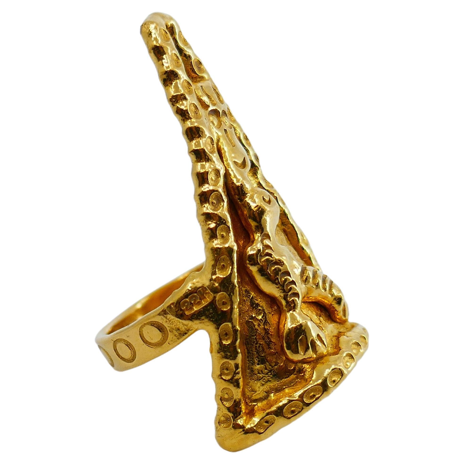 1 GRAM GOLD PLATING KHANDA RING FOR MEN DESIGN A-359 – Radhe Imitation