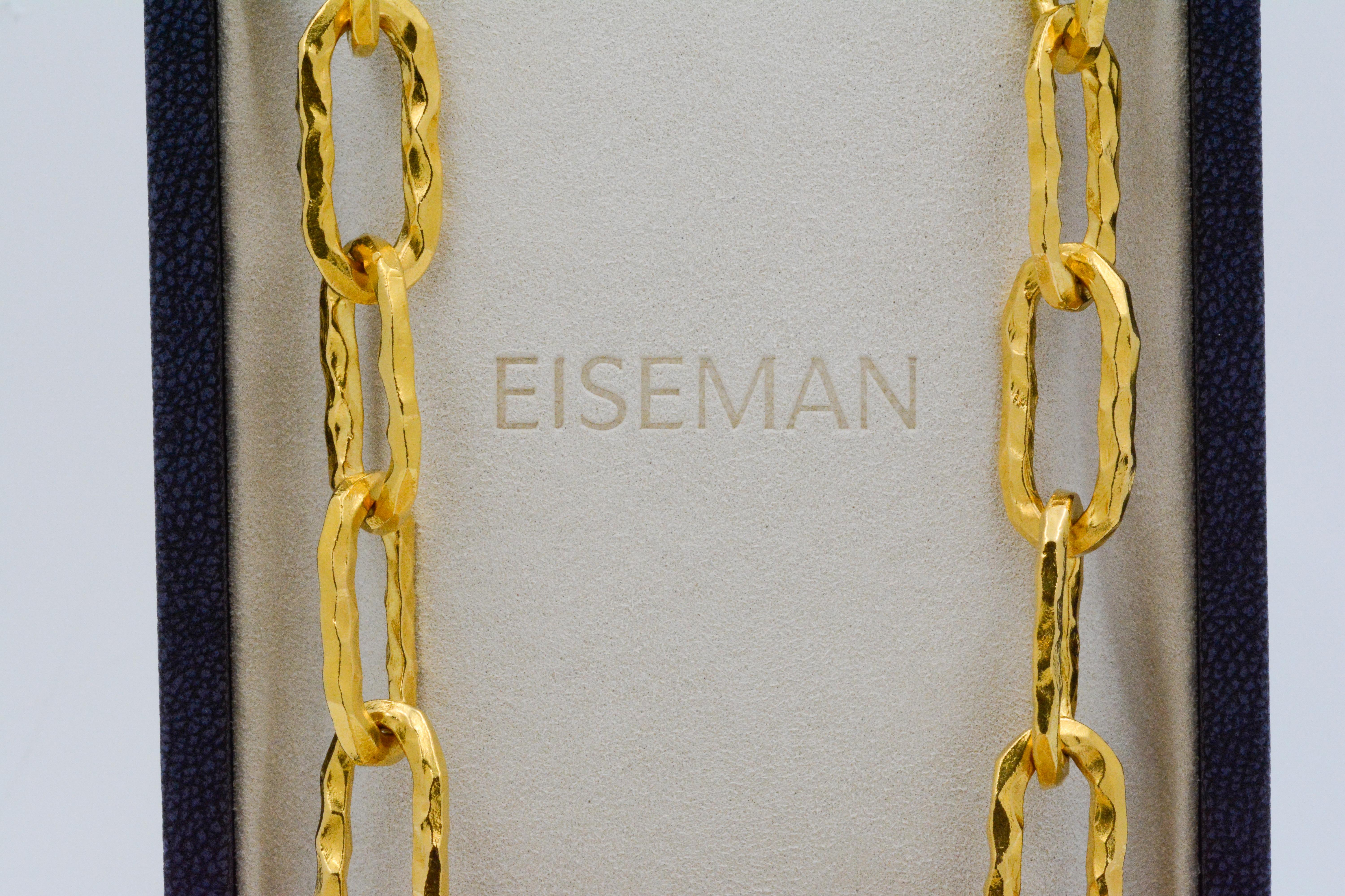 Jean Mahie 22 Karat Yellow Gold Cadene Necklace In Good Condition In Dallas, TX