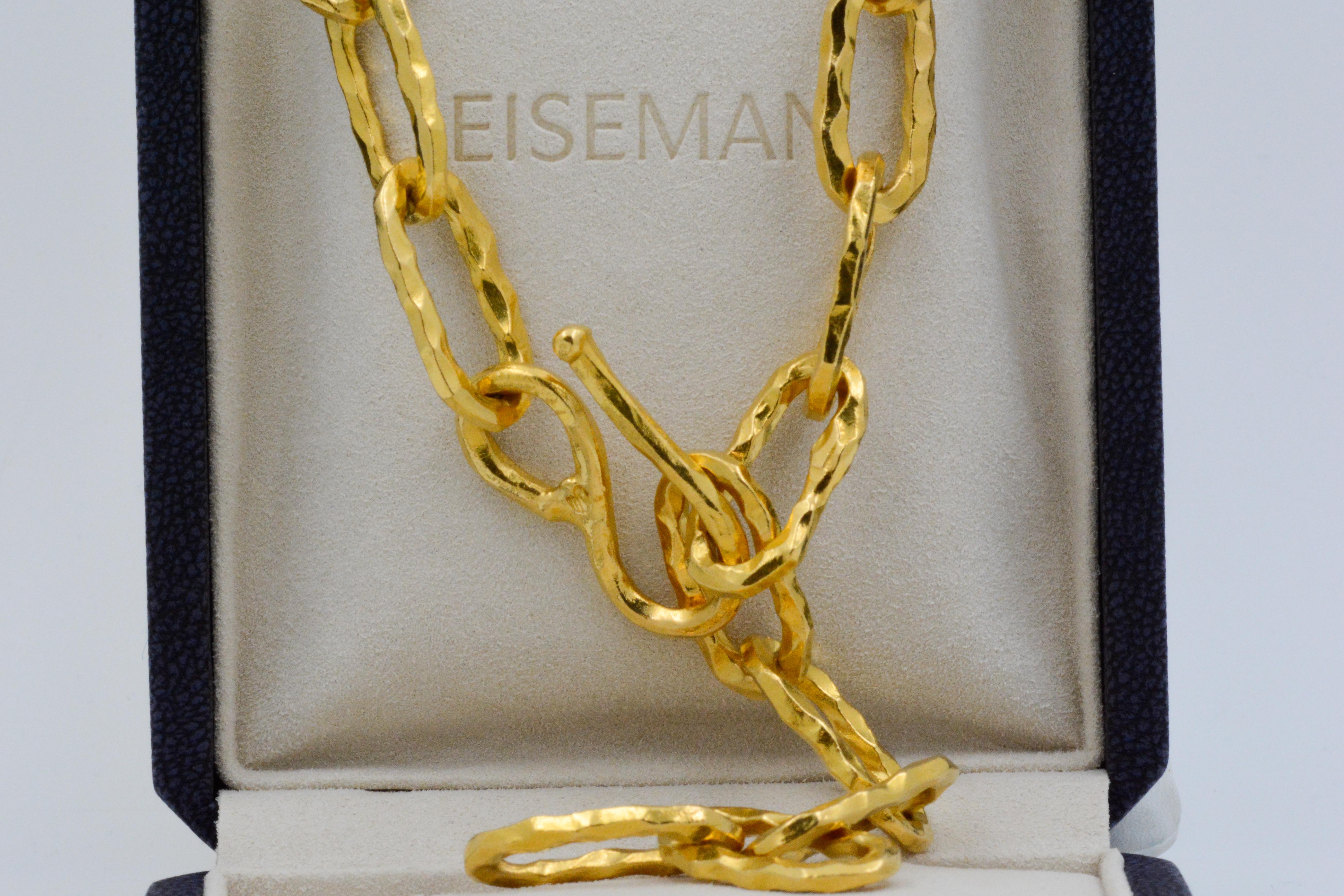 Women's Jean Mahie 22 Karat Yellow Gold Cadene Necklace