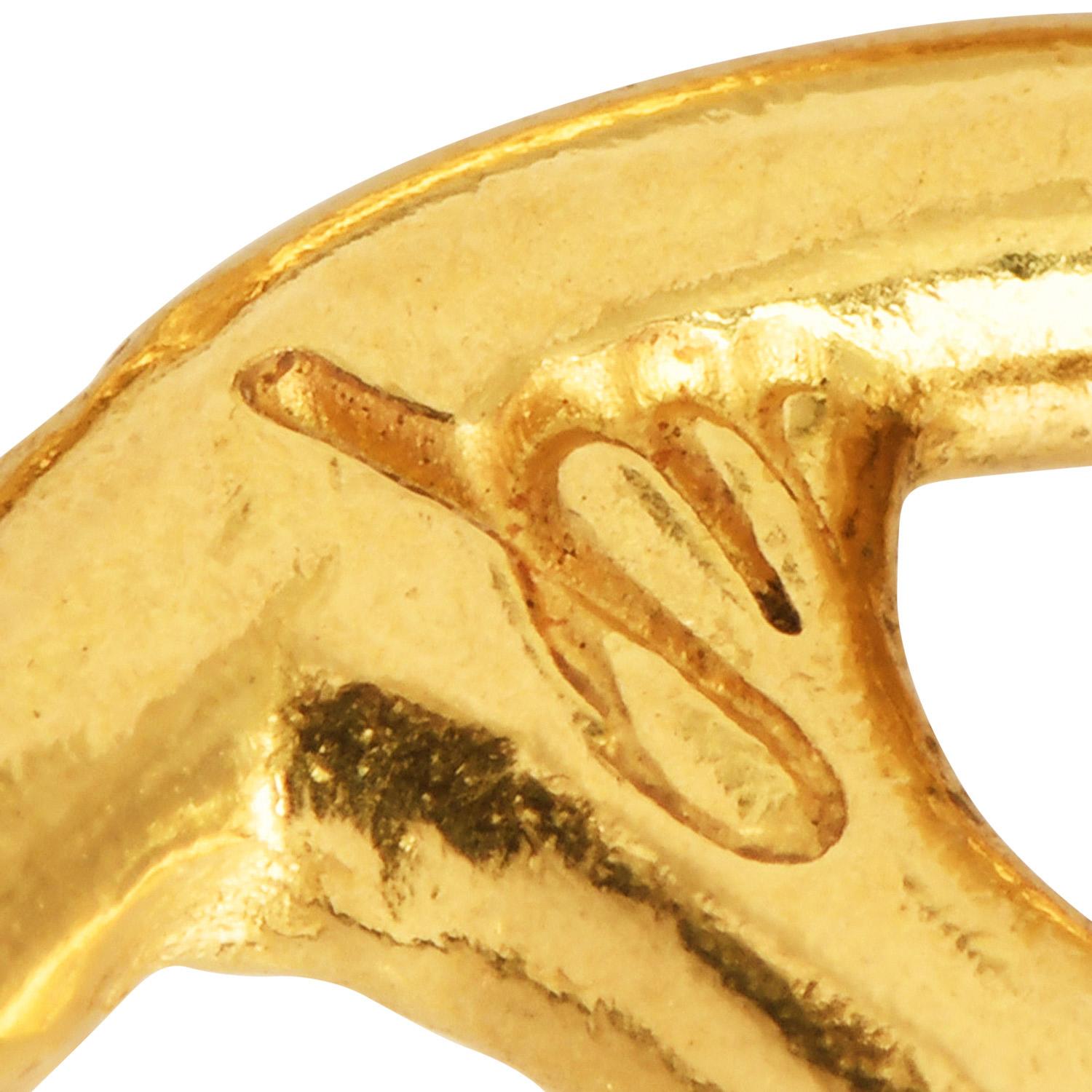 Jean Mahie Bracelet de perles baroques grises de culture en or jaune 22 carats en vente 3