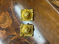 Pendientes de clip con motivo de ravioli de Jean Mahie, en oro amarillo de 22k, vintage de los años 70