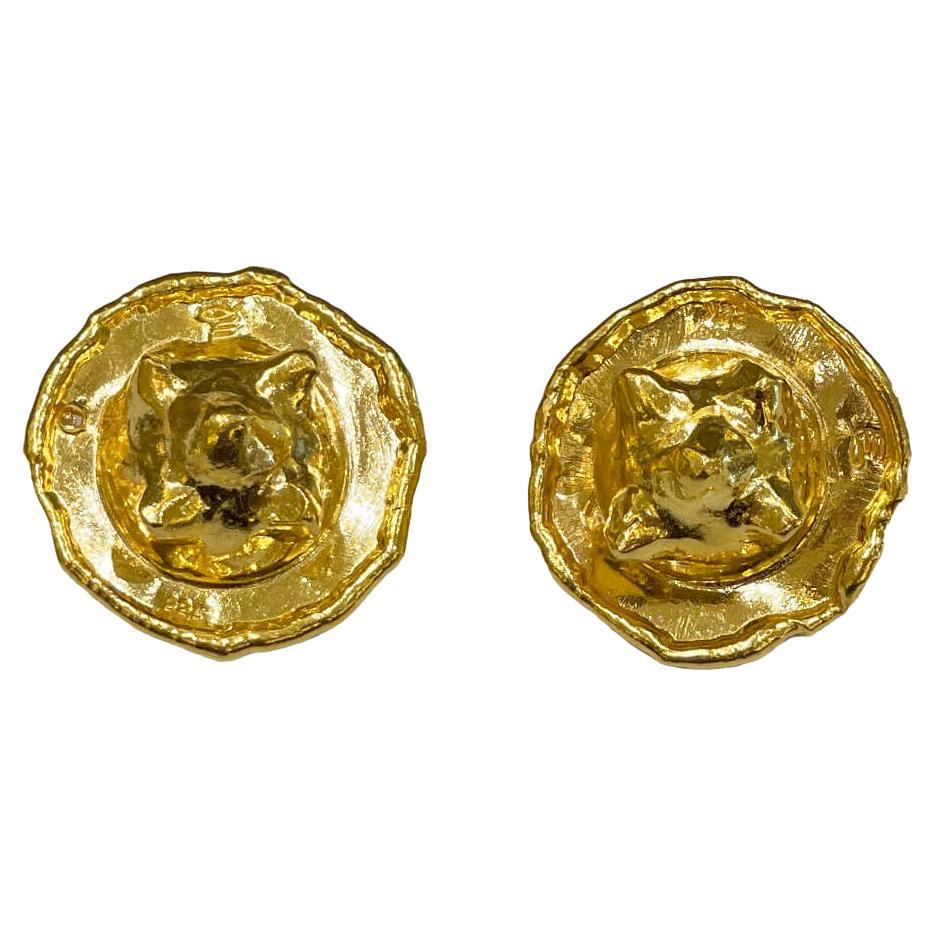 Jean Mahie Domed Nobule Center Earrings For Sale