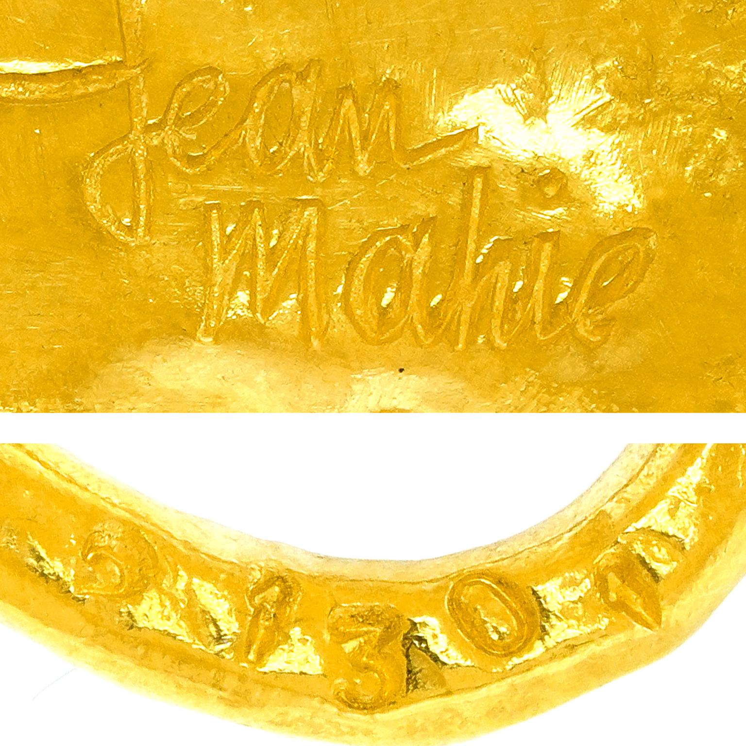 Jean Mahie Exceptional One-of-a-Kind Organo Chic Pendant For Sale 1