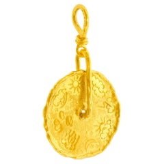 Jean Mahie Exceptional One-of-a-Kind Organo Chic Pendant