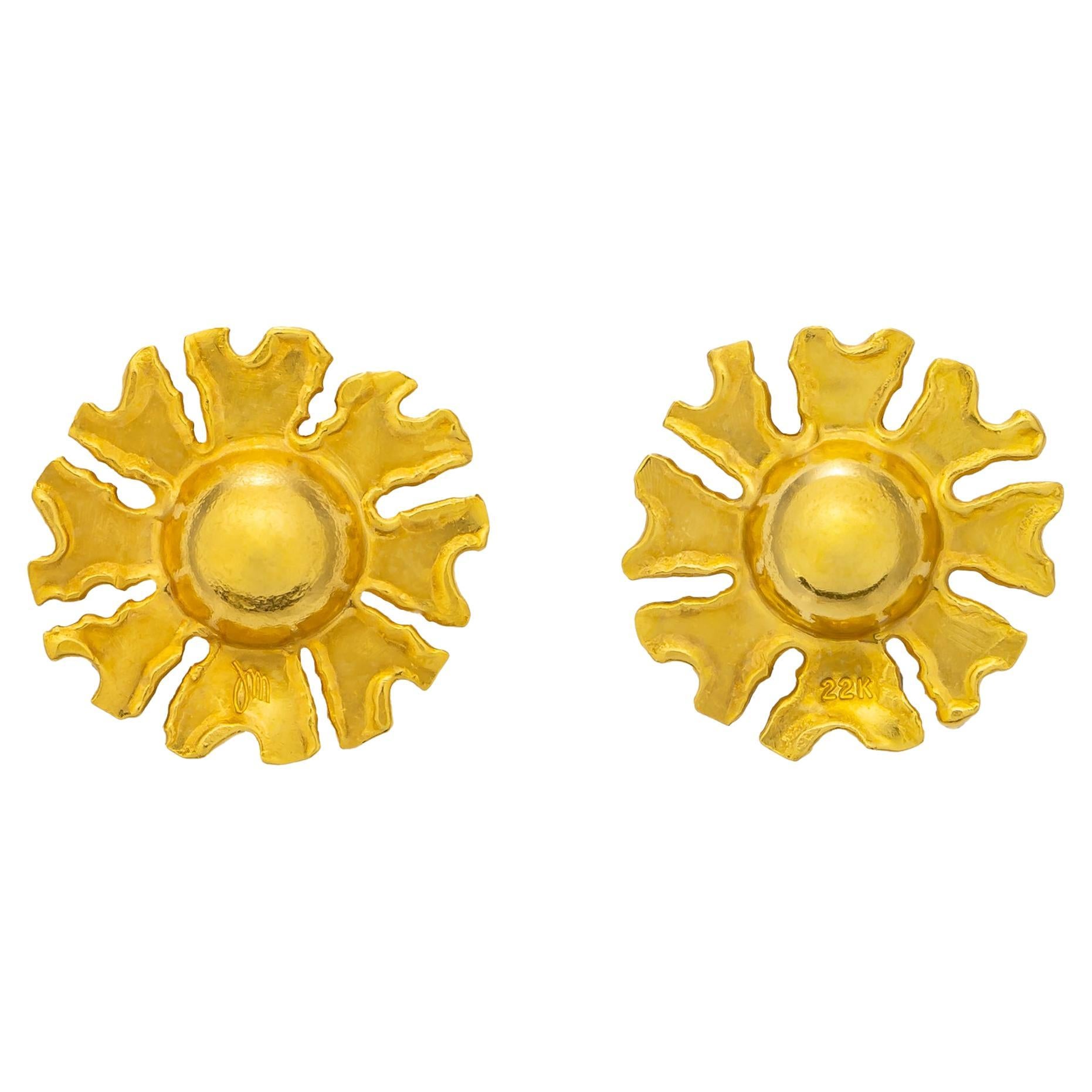 Jean Mahie Gold Earrings