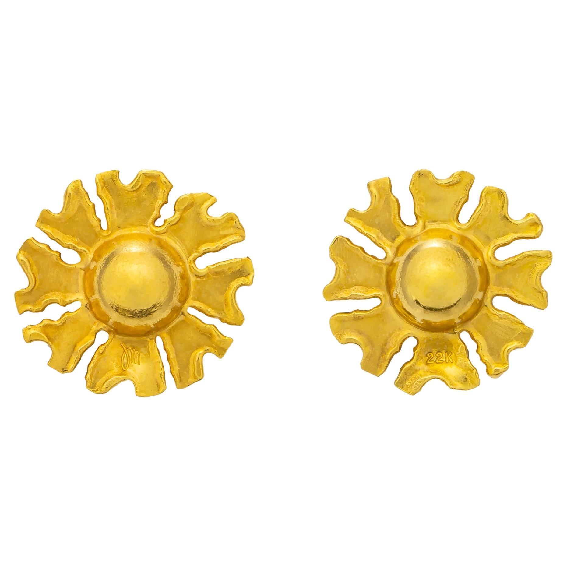 Jean Mahie Gold Earrings