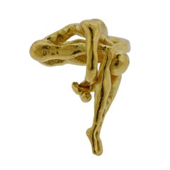 Jean Mahie Gold Figural Ring