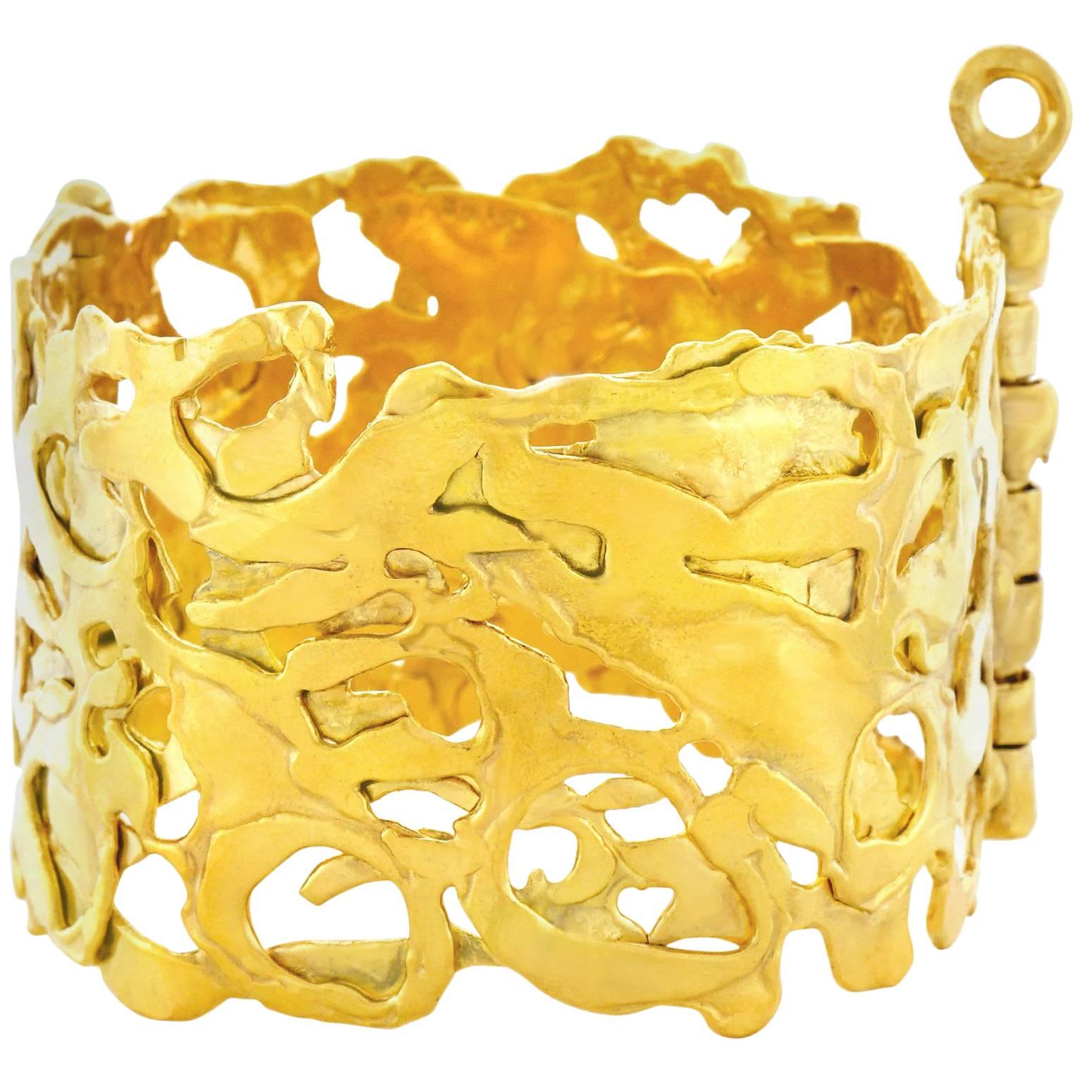 Jean Mahie Organo Chic Gold Bracelet