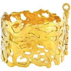 Retro Jean Mahie Organo Chic Gold Bracelet