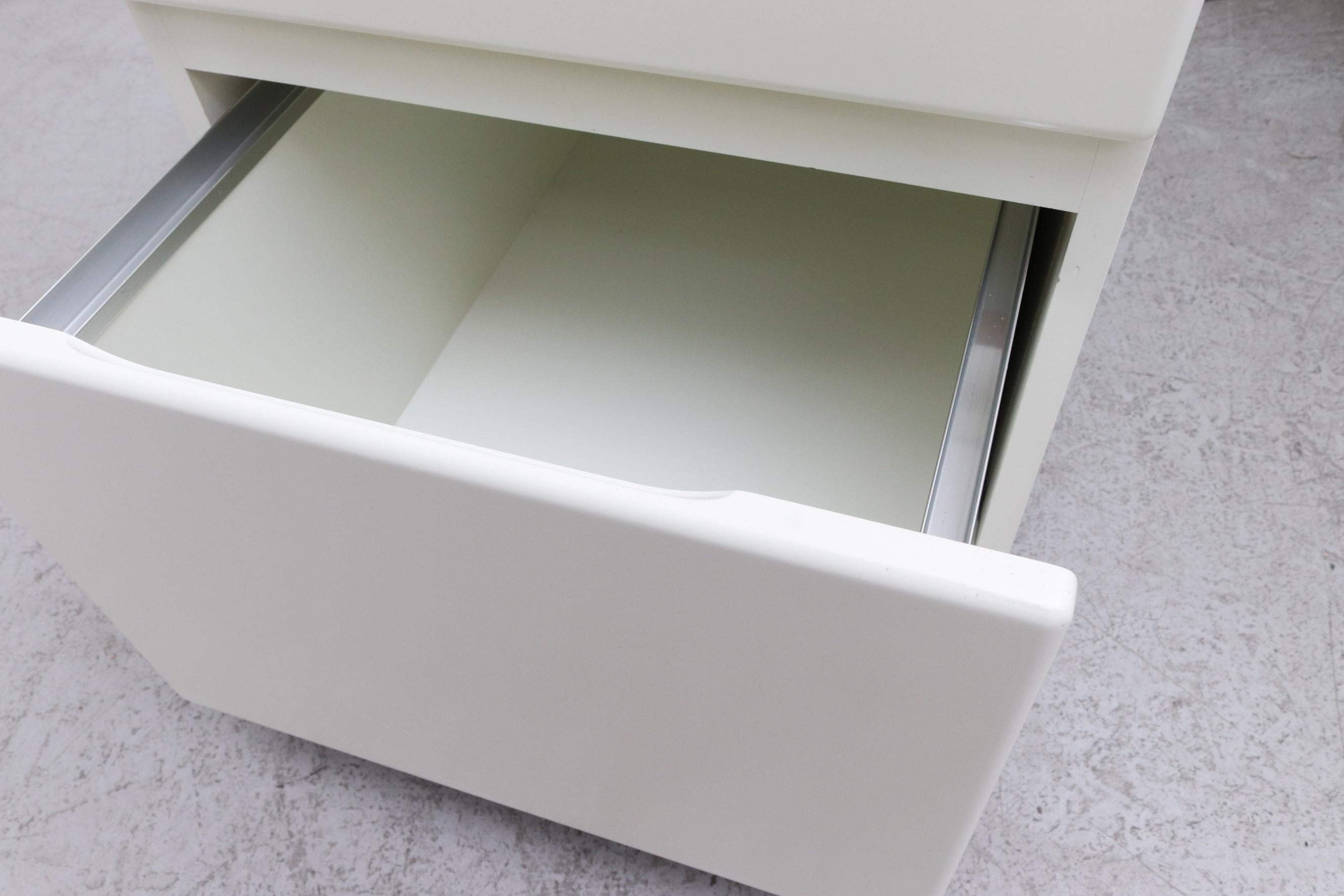 Jean Maneval Inspired Mod Desk with Rolling Storage 12