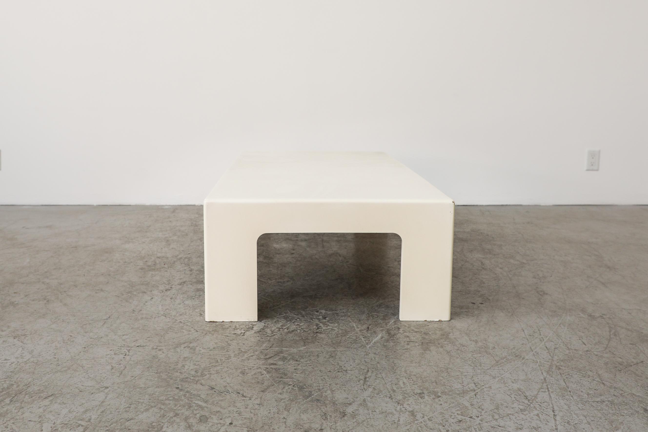 Molded Jean Maneval Style MOD Rectangle Coffee Table