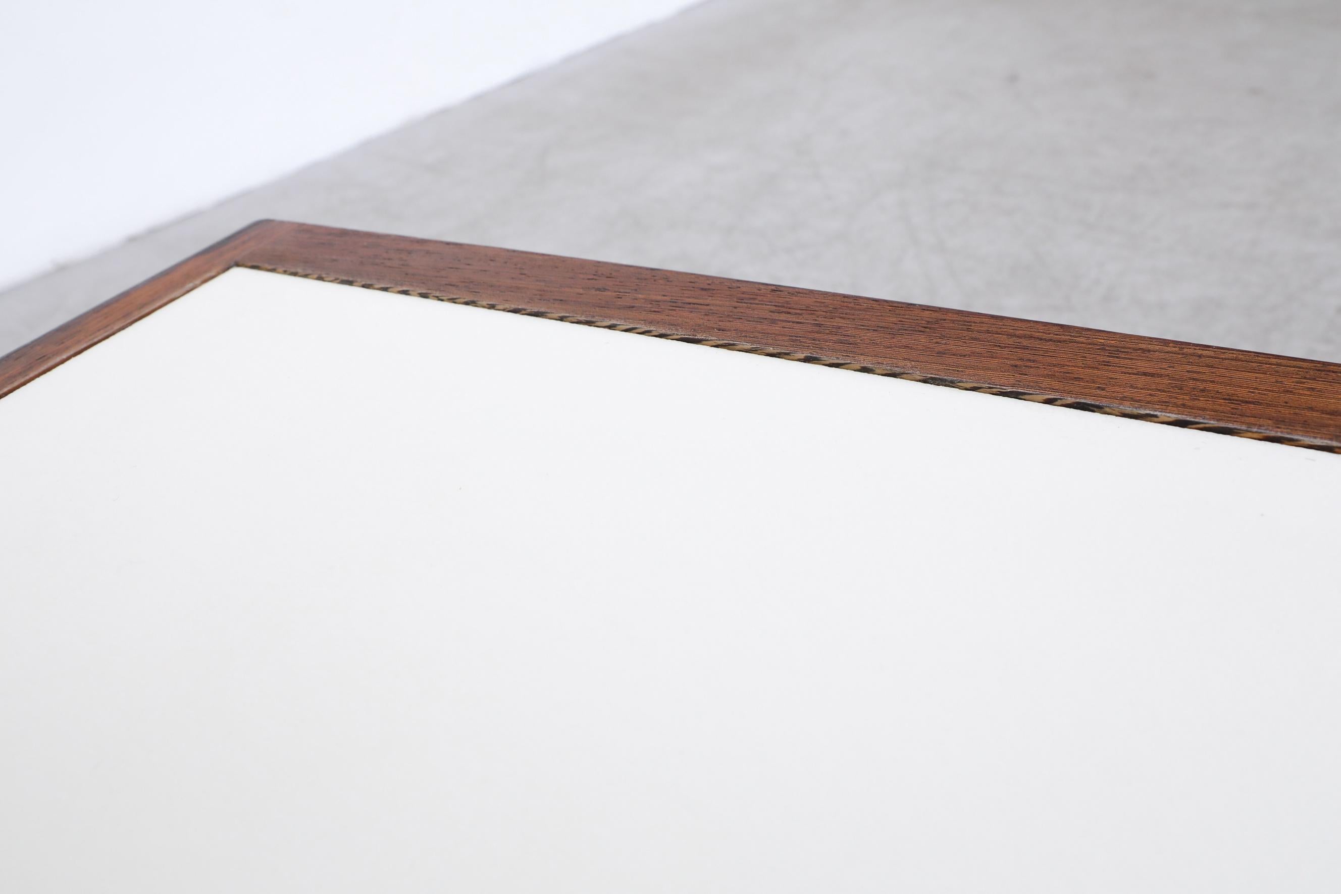 Jean Maneval Style Wenge and White Coffee Table 9