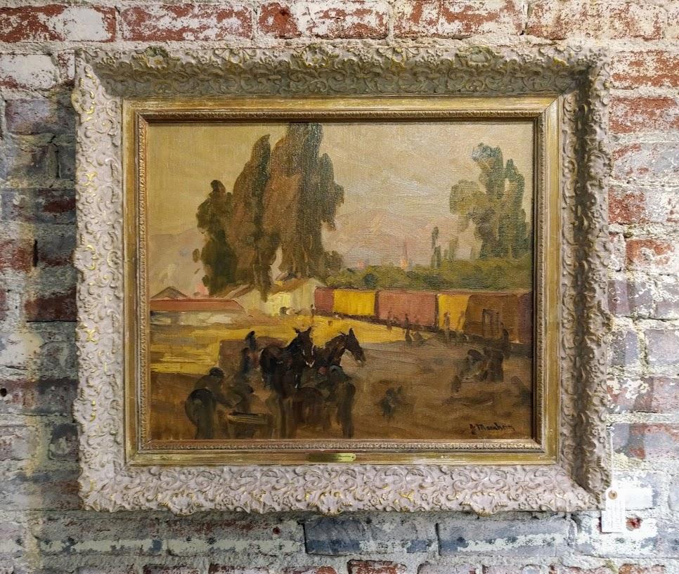 Sunnyslope Farms, Pasadena  - Painting by Jean Mannheim