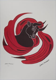 Astrology and Zodiac : Taurus - Lithographie, édition limitée à 100 exemplaires