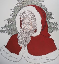 Christmas : Santa Claus - Lithograph, Ltd 100 copies