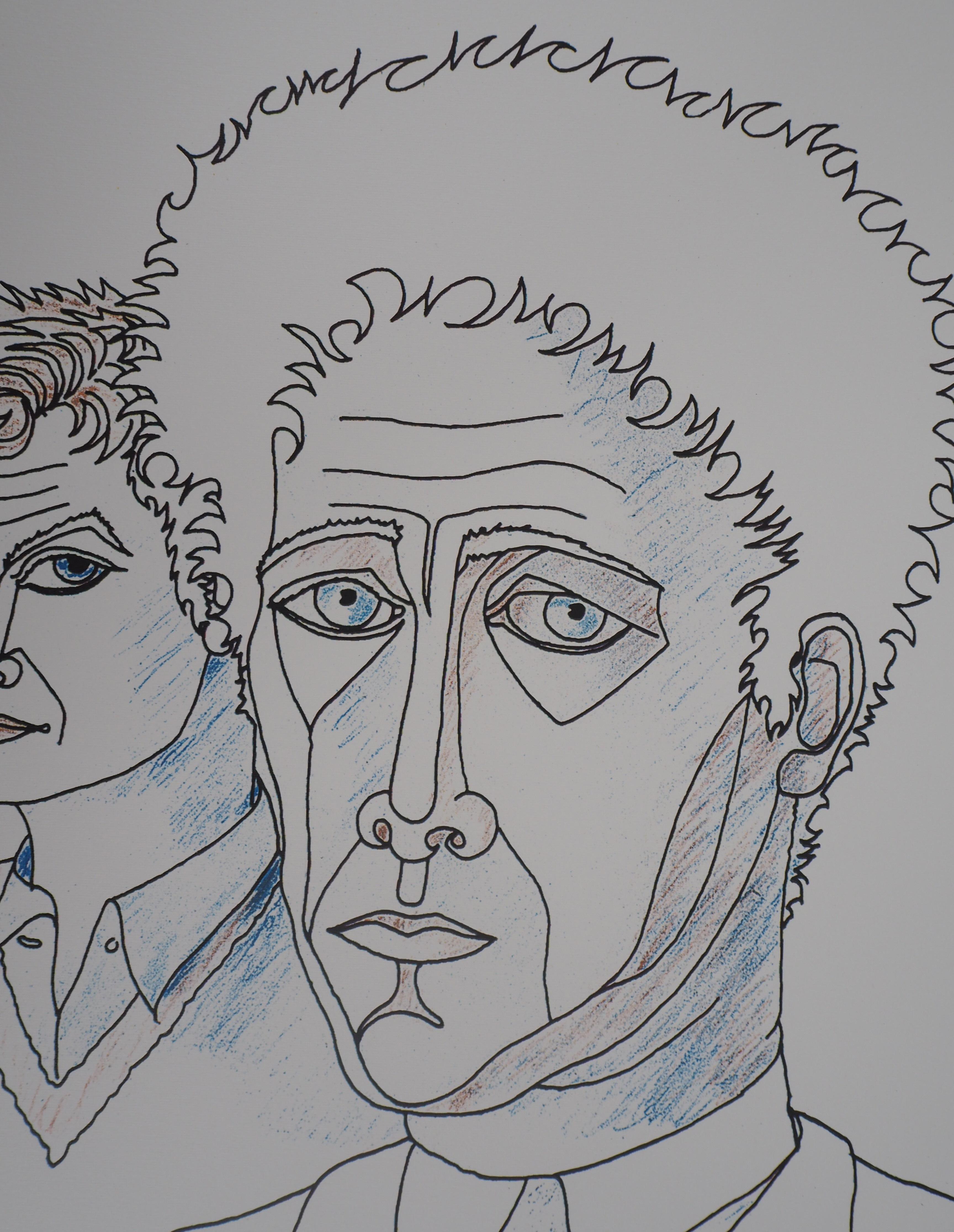 Jean Cocteau and Me - Lithograph, Numbered /100 1